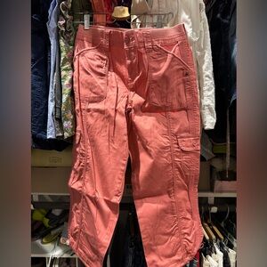Coral Cargo Pants
